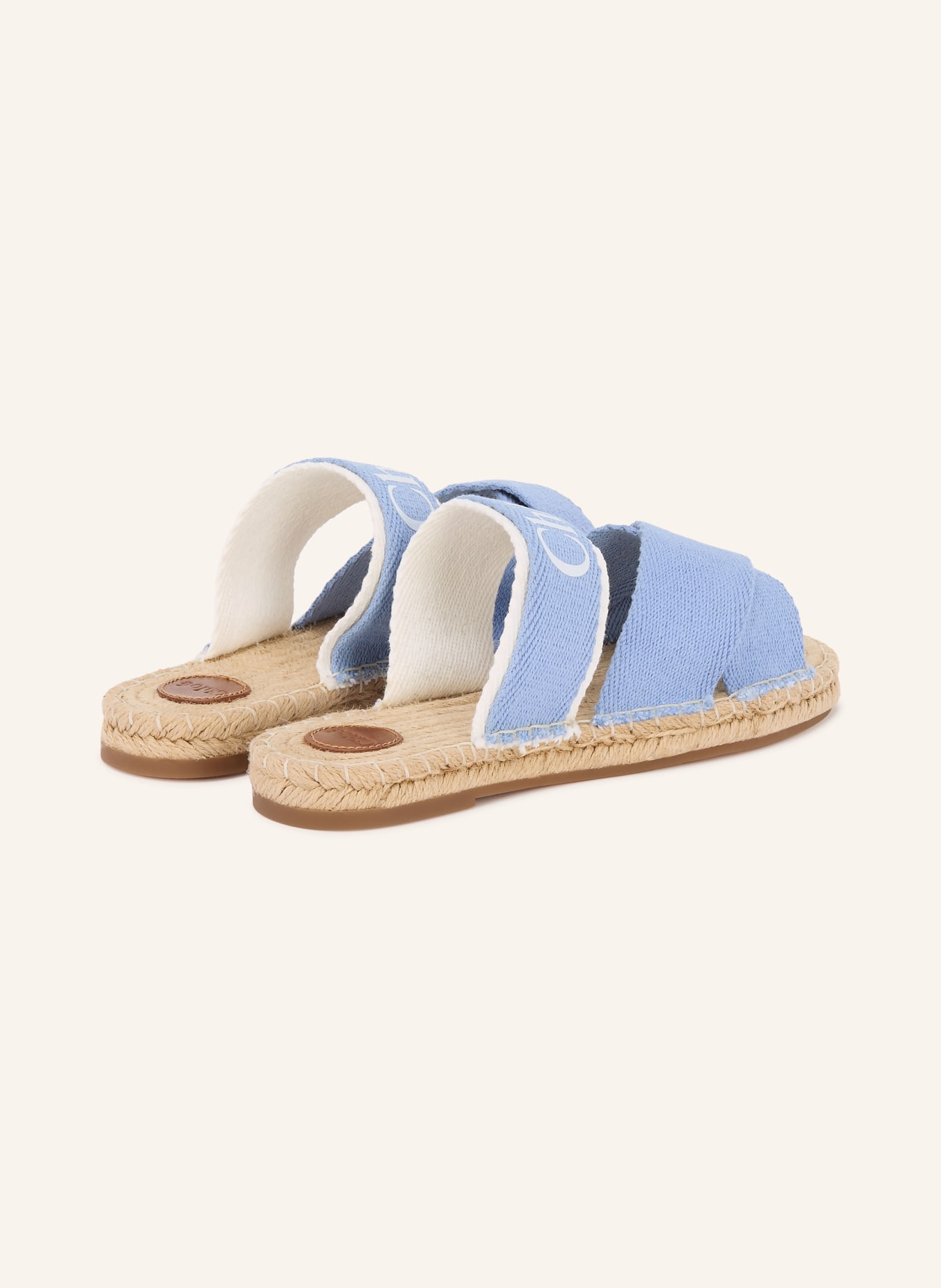 Chloé Slippers: Z10 DENIM BLUE