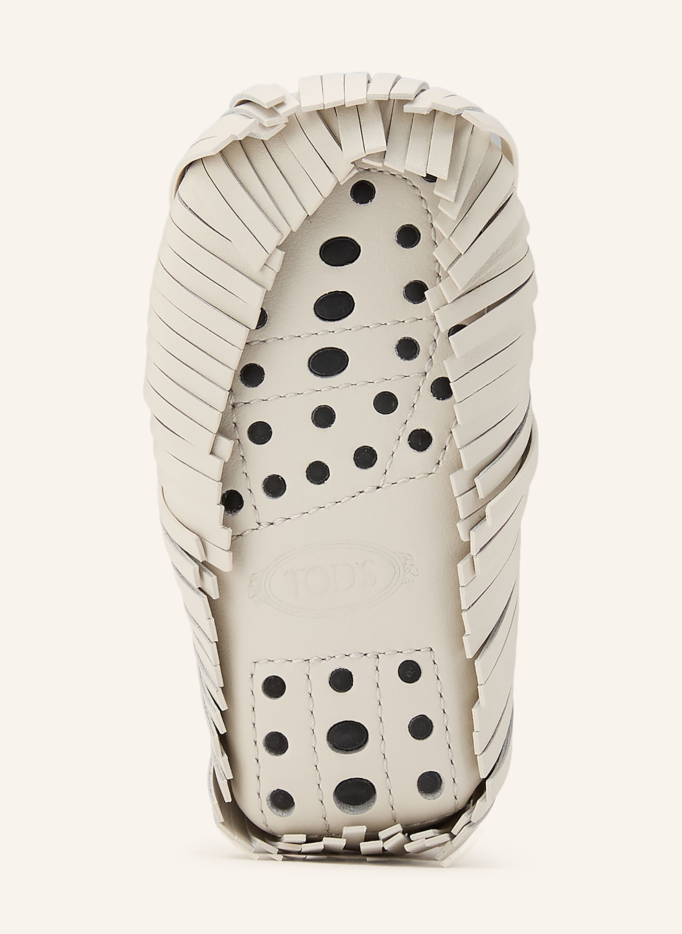 TOD'S Porte-clés GOMMINO: BLANC / OR