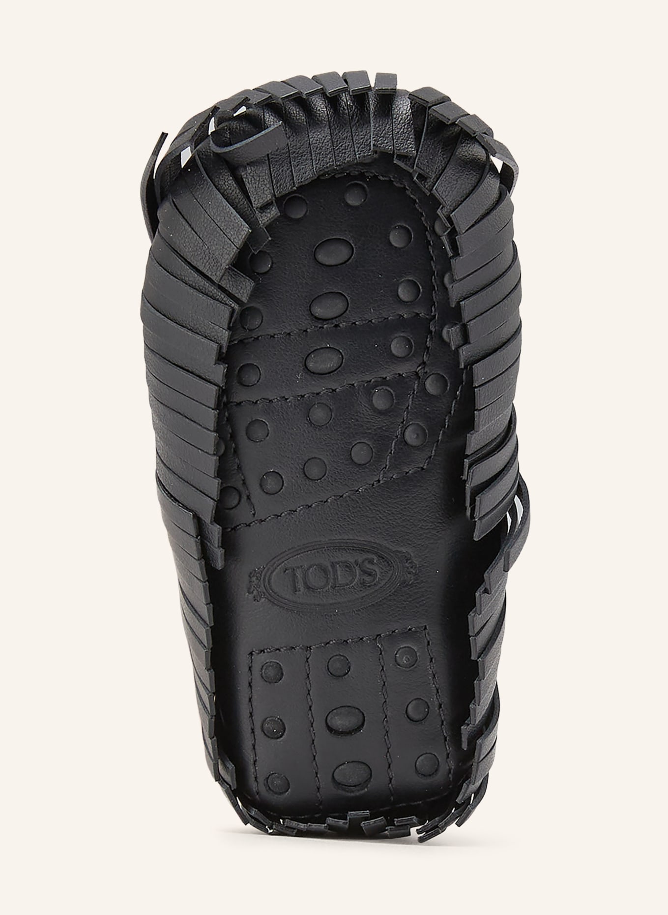 TOD'S Taschenanhänger GOMMINO: SCHWARZ / GOLD