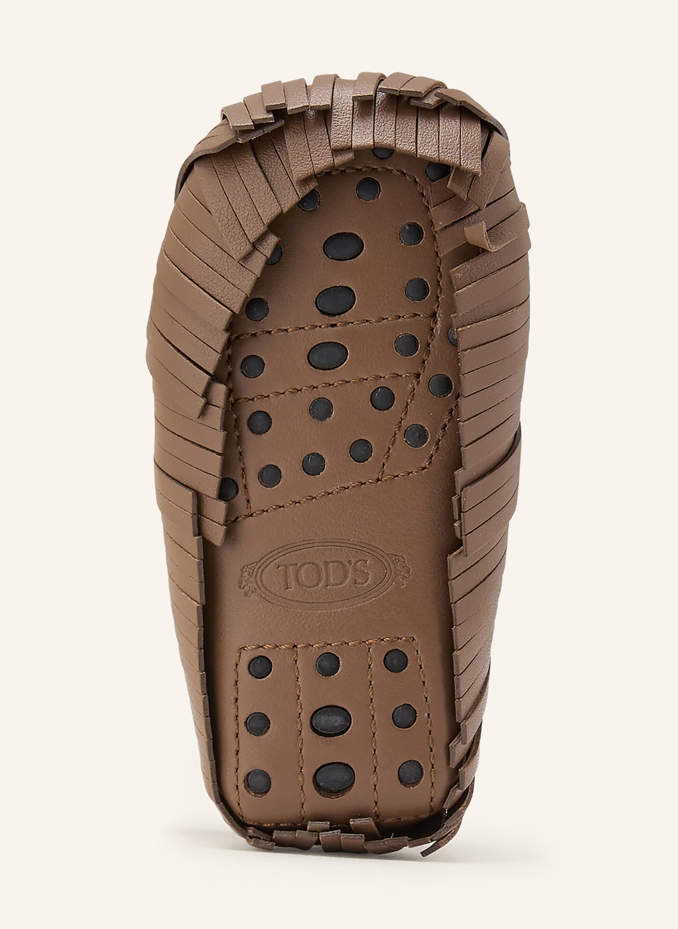 TOD'S Taschenanhänger GOMMINO: DUNKELBRAUN / GOLD