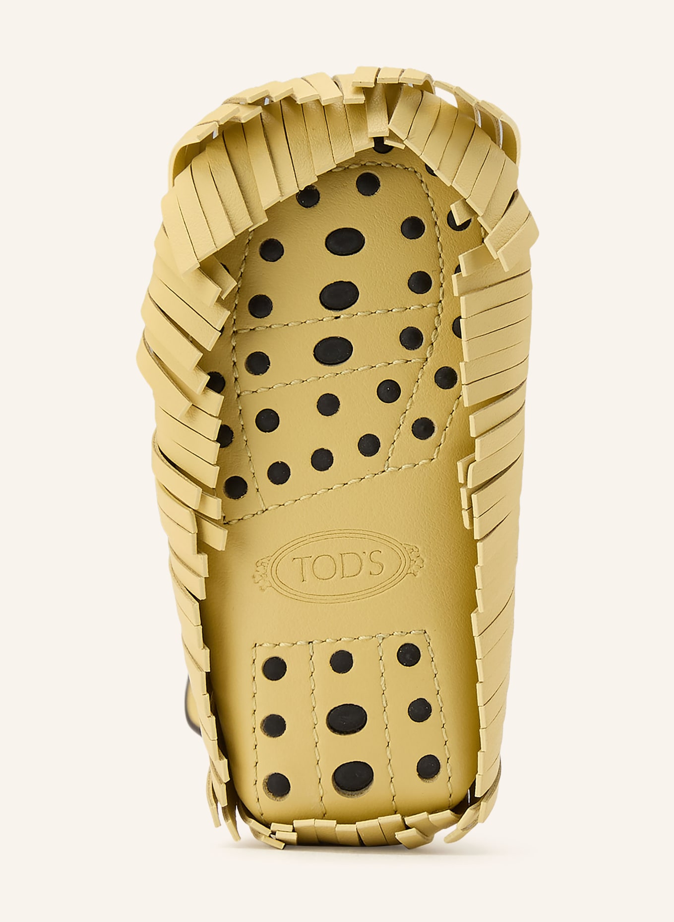 TOD'S Taschenanhänger GOMMINO: GELB / GOLD