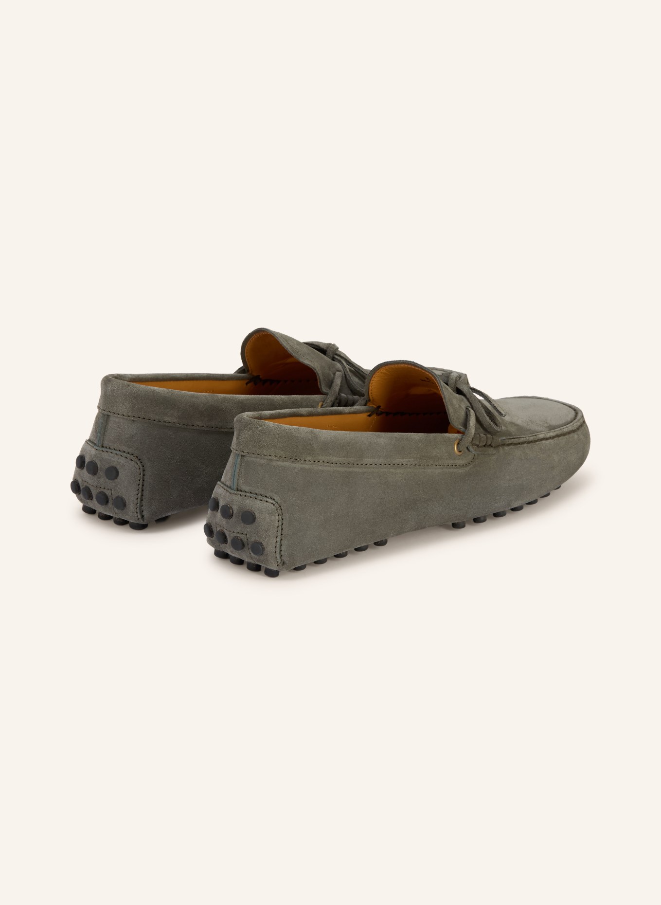 TOD'S moccasins: KHAKI