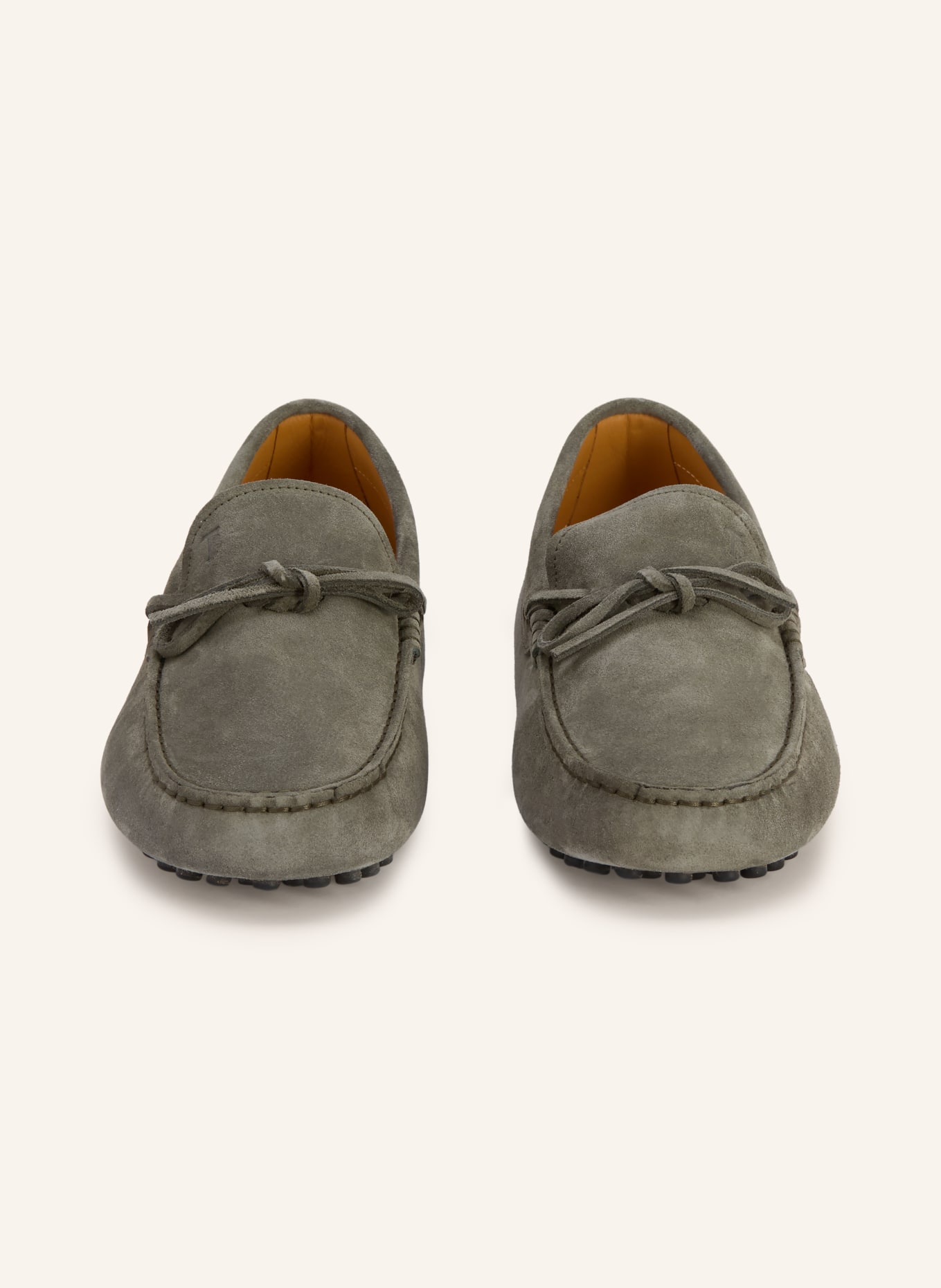 TOD'S moccasins: KHAKI
