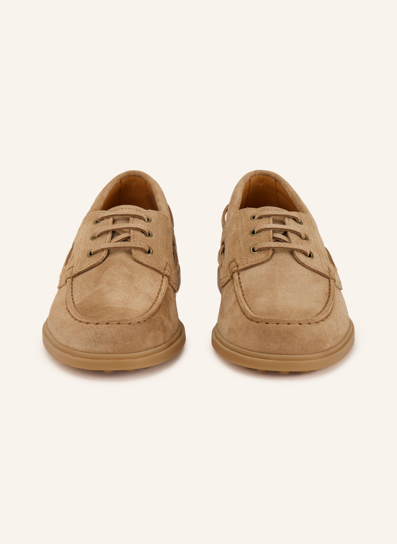 TOD'S Mokasyny BARCA: CAMELOWY