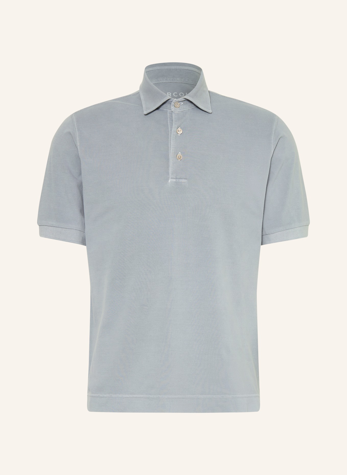 CIRCOLO 1901 piqué polo shirt: BLUE GRAY