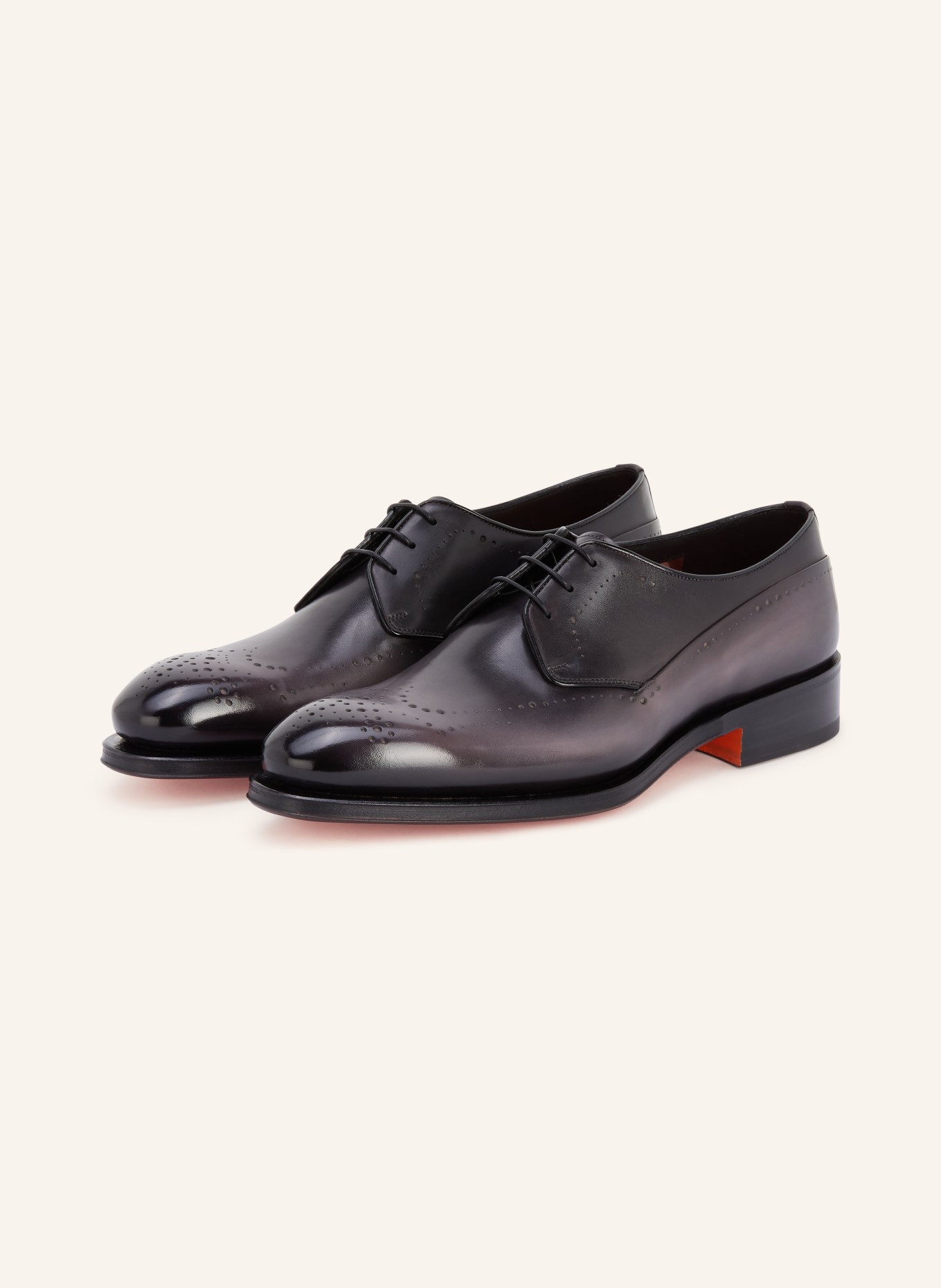 Santoni Imperialde Lace-Ups: GRAY