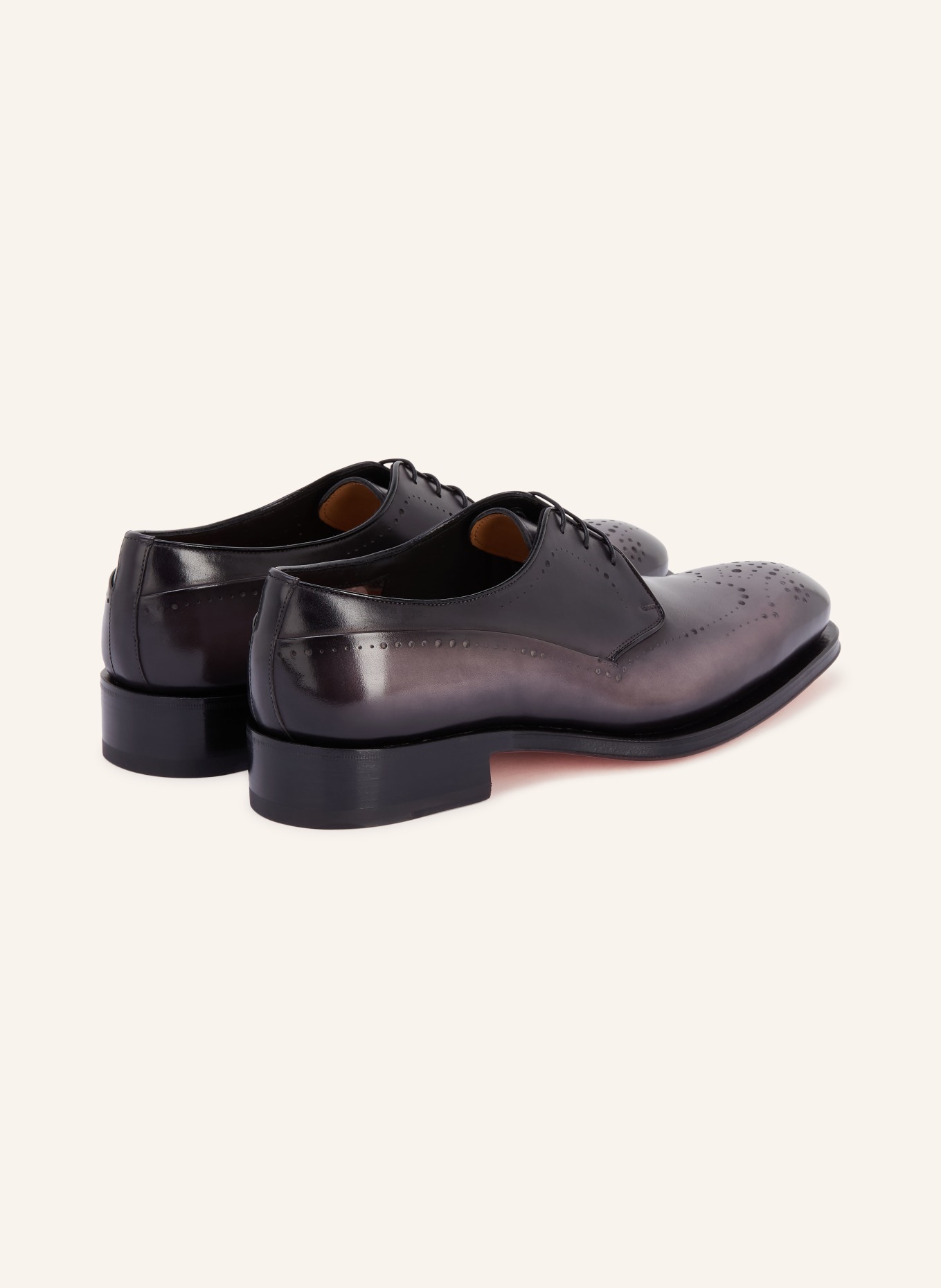 Santoni Imperialde Lace-Ups: GRAY