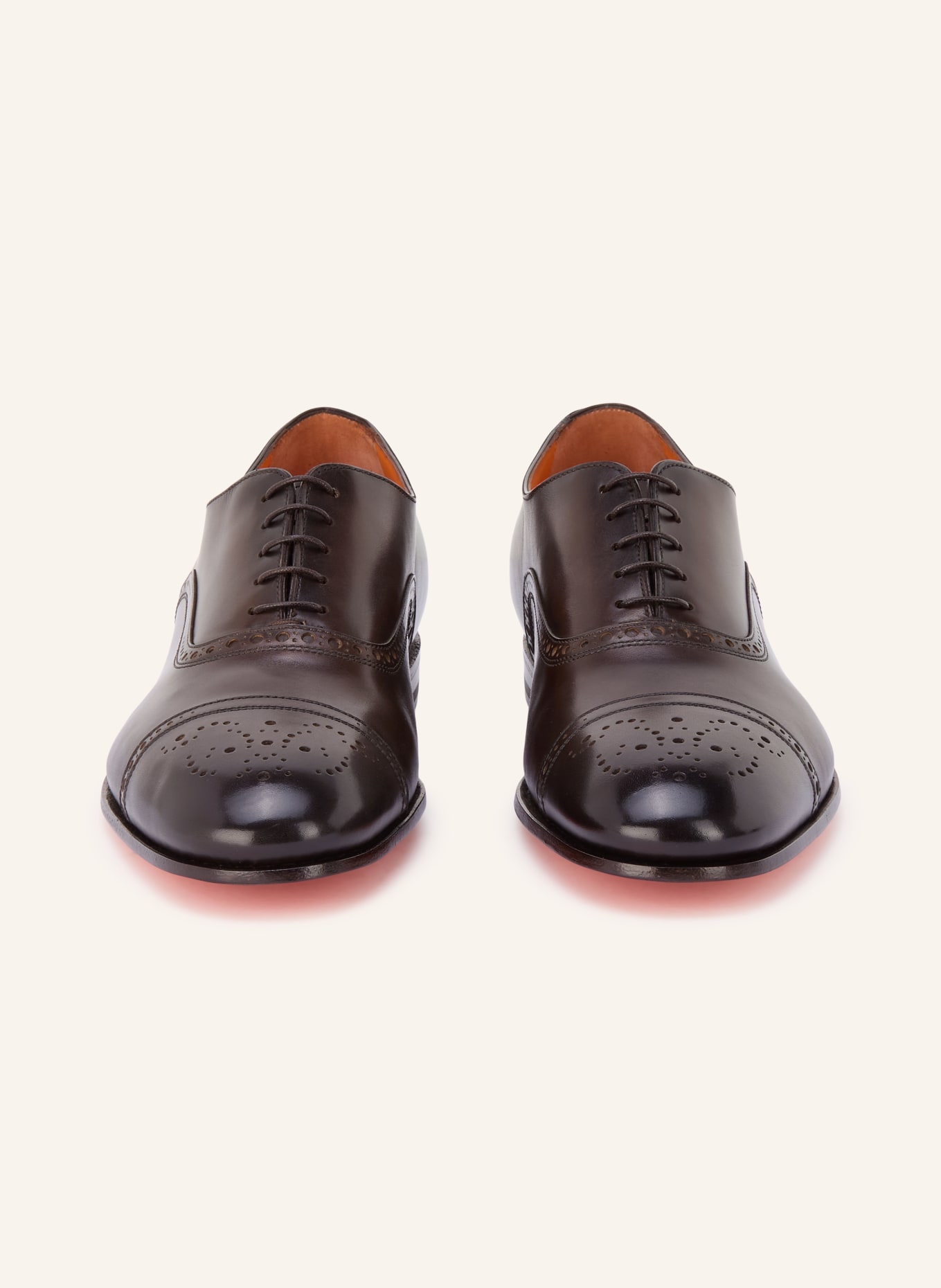Santoni Veterschoen GENTRY: MARRON FONCÉ