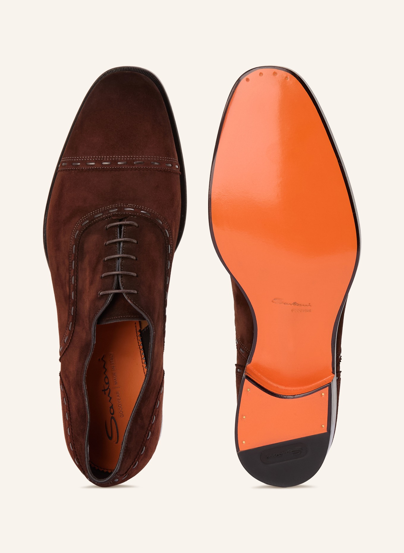 Santoni Veterschoen IMPERIAL: MARRON FONCÉ
