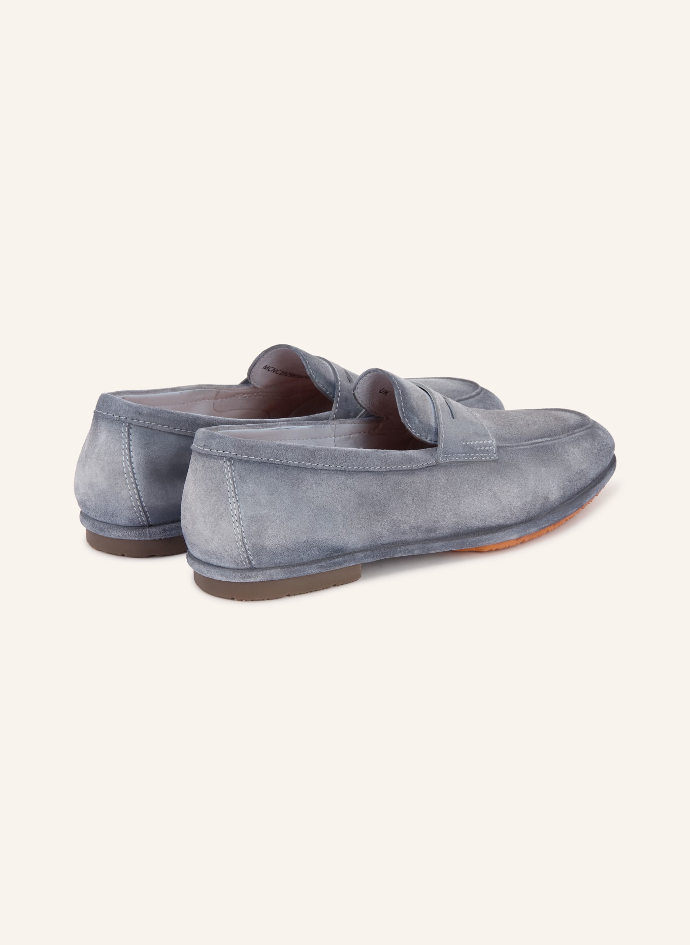 Santoni Mocassins CARLO: BLEU CLAIR