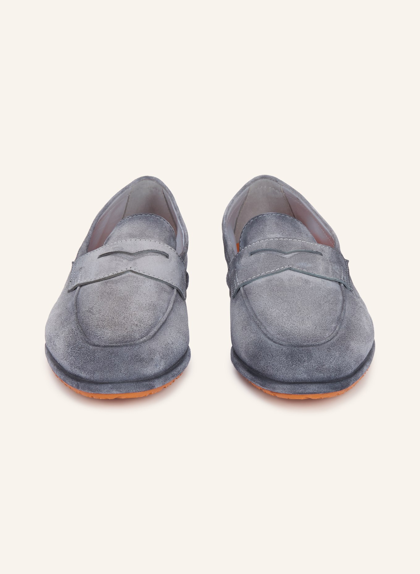 Santoni Mocassins CARLO: BLEU CLAIR