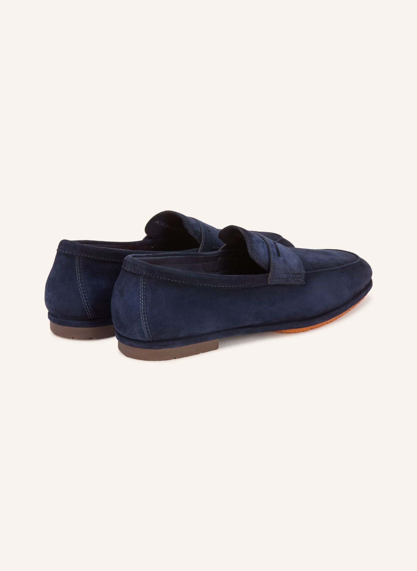 Santoni Mocassins CARLO: BLEU FONCÉ