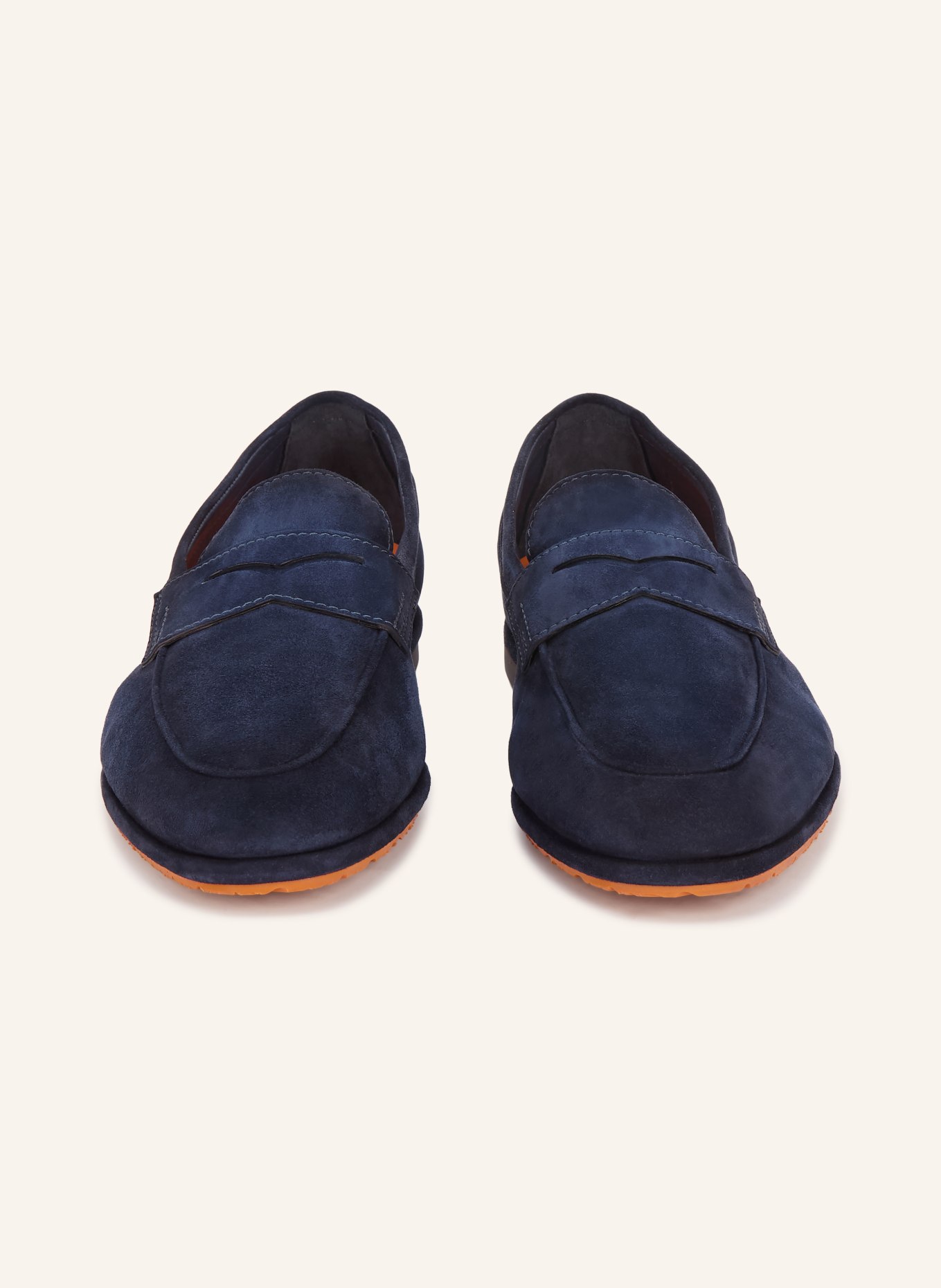 Santoni Mocassins CARLO: BLEU FONCÉ