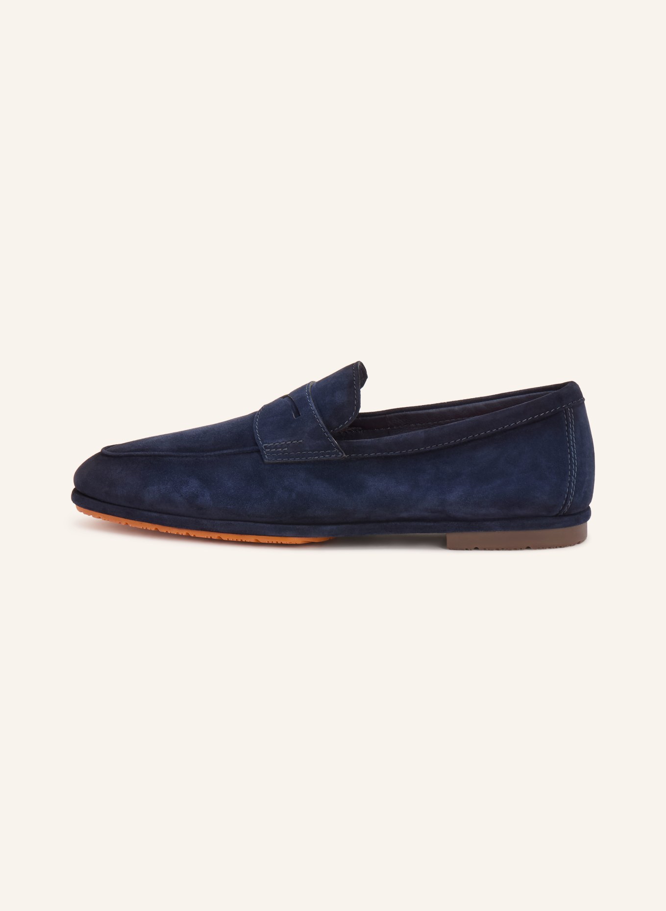Santoni Mocassins CARLO: BLEU FONCÉ