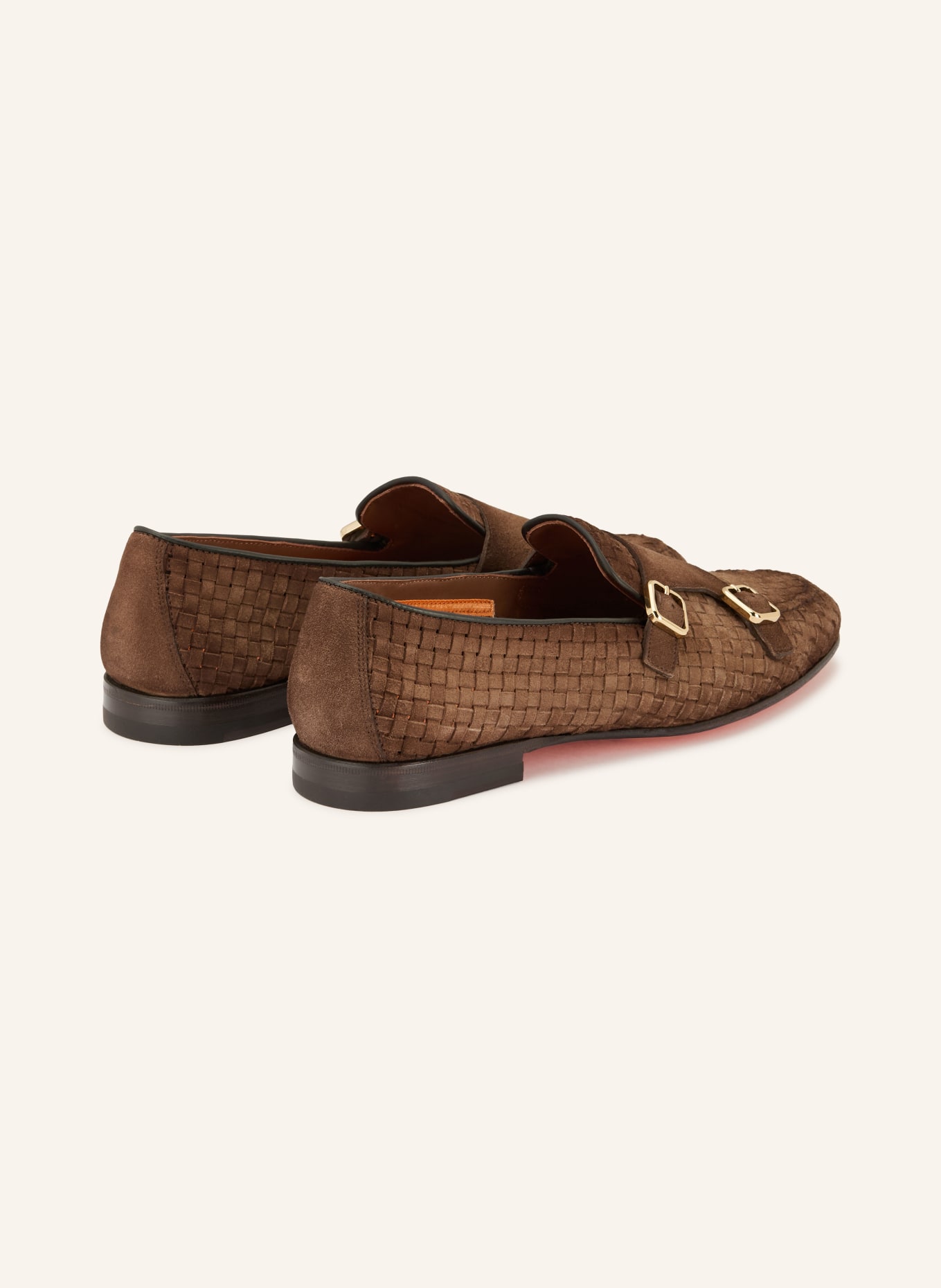 Santoni Double-Monks SCACCO: BRUIN