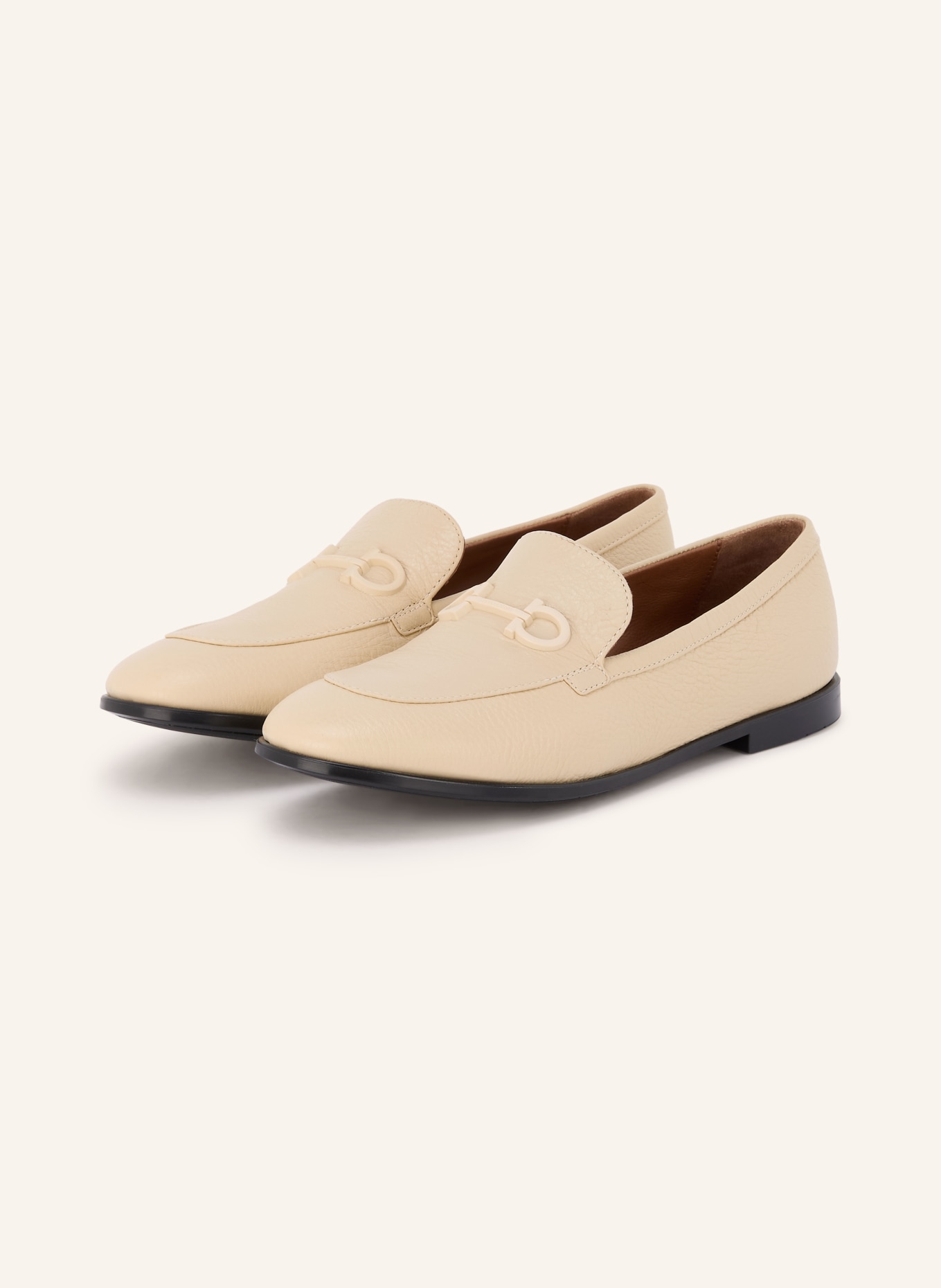 FERRAGAMO Loafer SOLDY: LICHTBRUIN