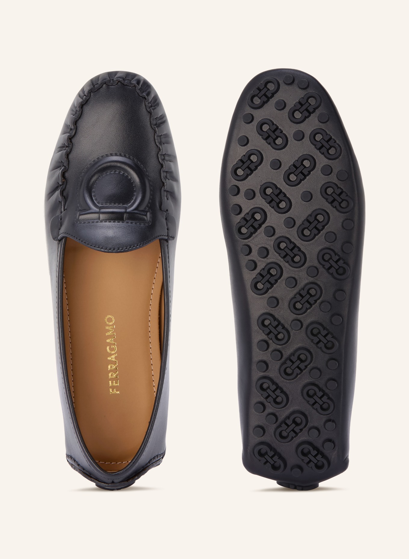 FERRAGAMO Loafer DANEL: SCHWARZ