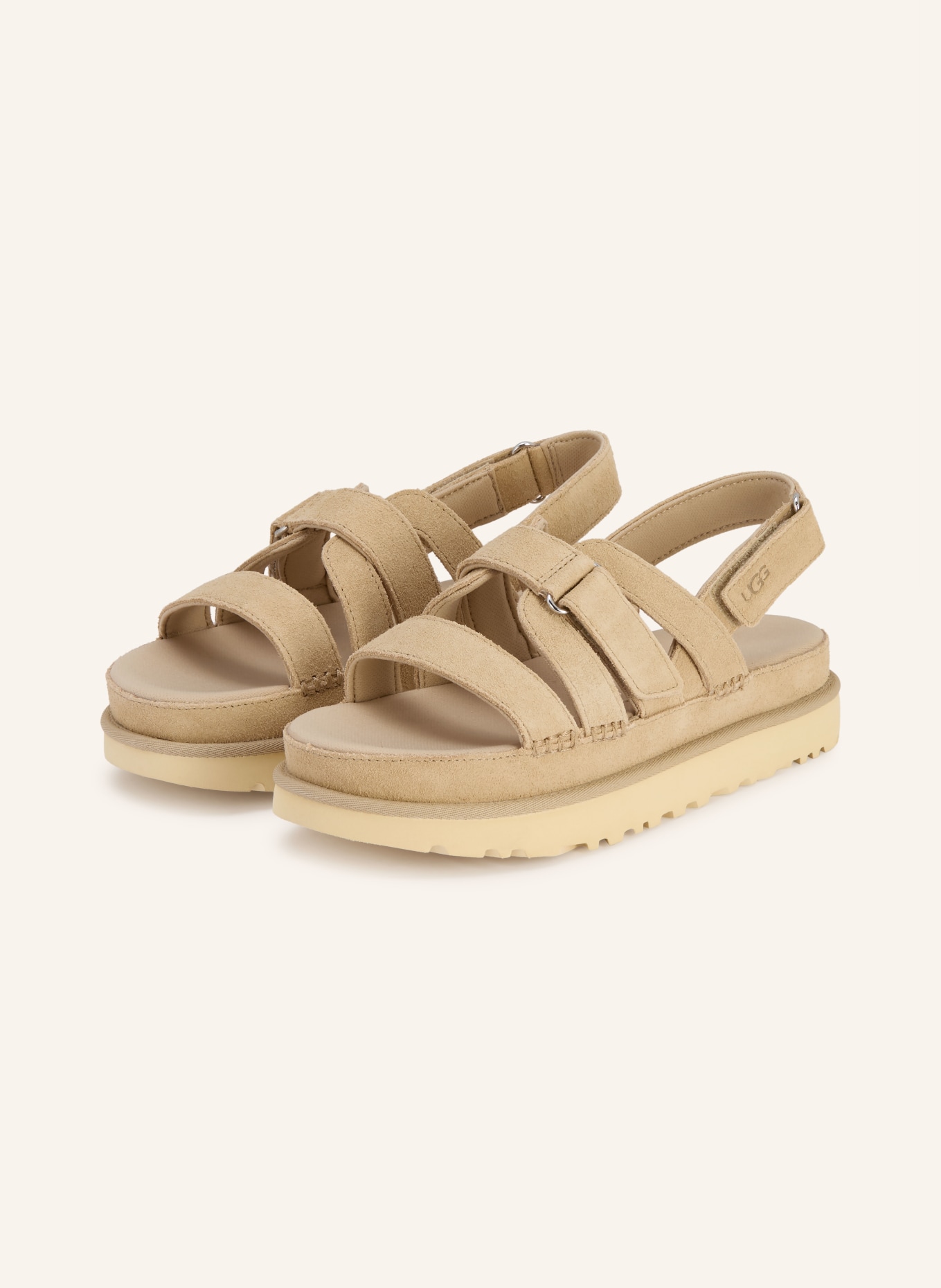 UGG Plateau-Sandalen GOLDENSTAR GLEAM: BEIGE