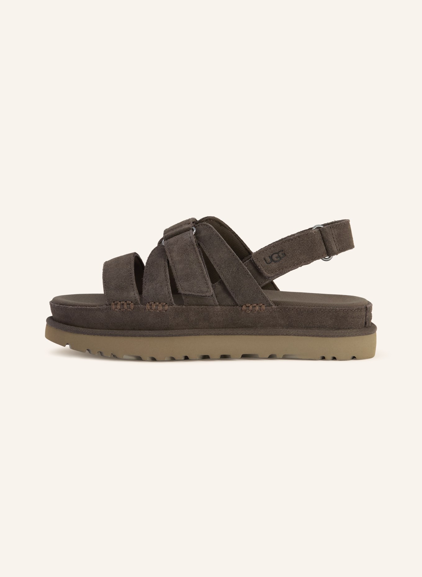 UGG Sandales à plateforme GOLDENSTAR GLEAM: TAUPE