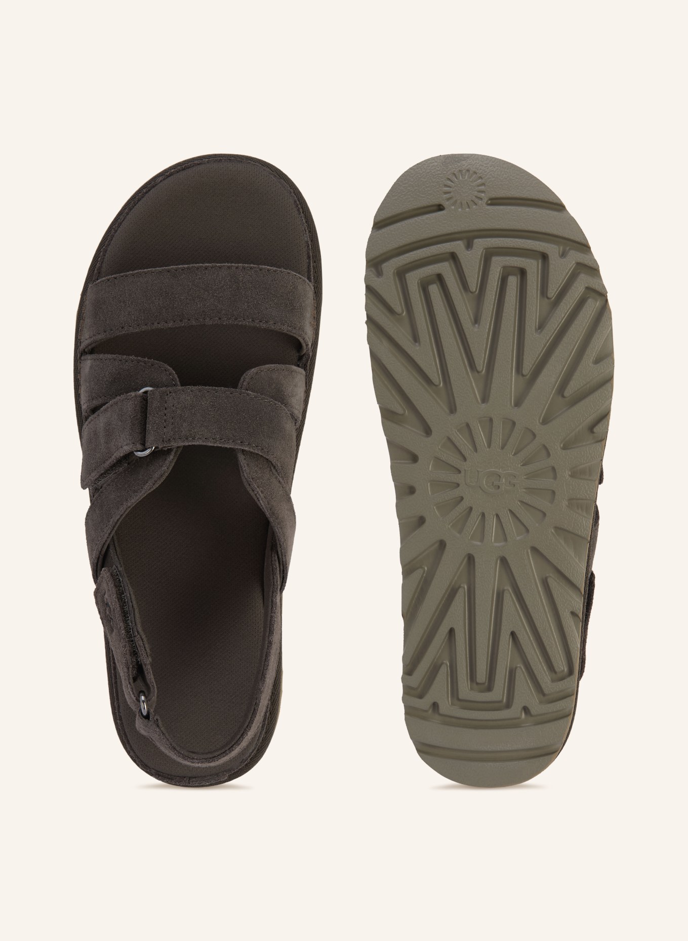 UGG Sandales à plateforme GOLDENSTAR GLEAM: TAUPE