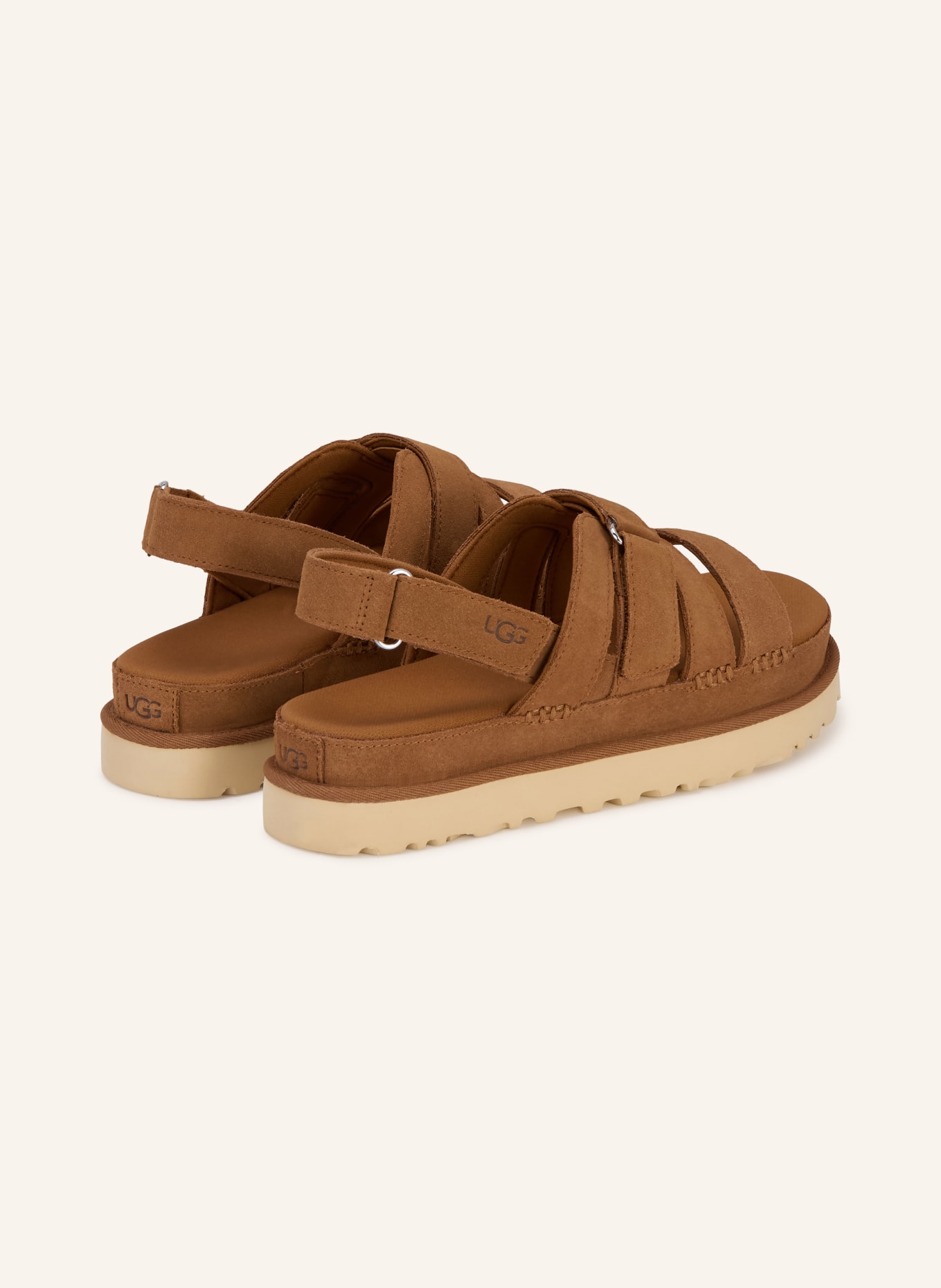 UGG Plateau-Sandalen GOLDENSTAR GLEAM: COGNAC