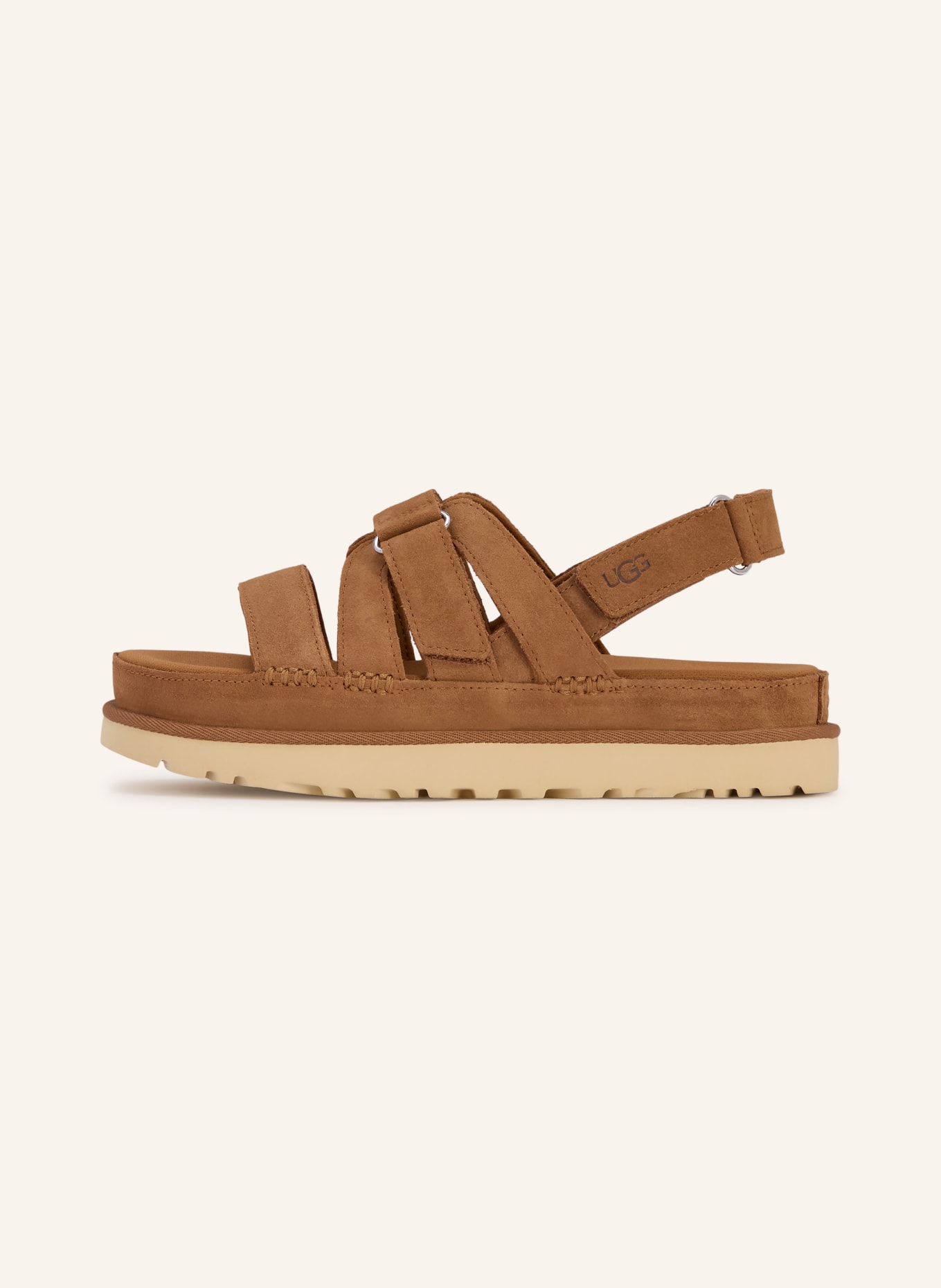UGG Plateau-Sandalen GOLDENSTAR GLEAM: COGNAC