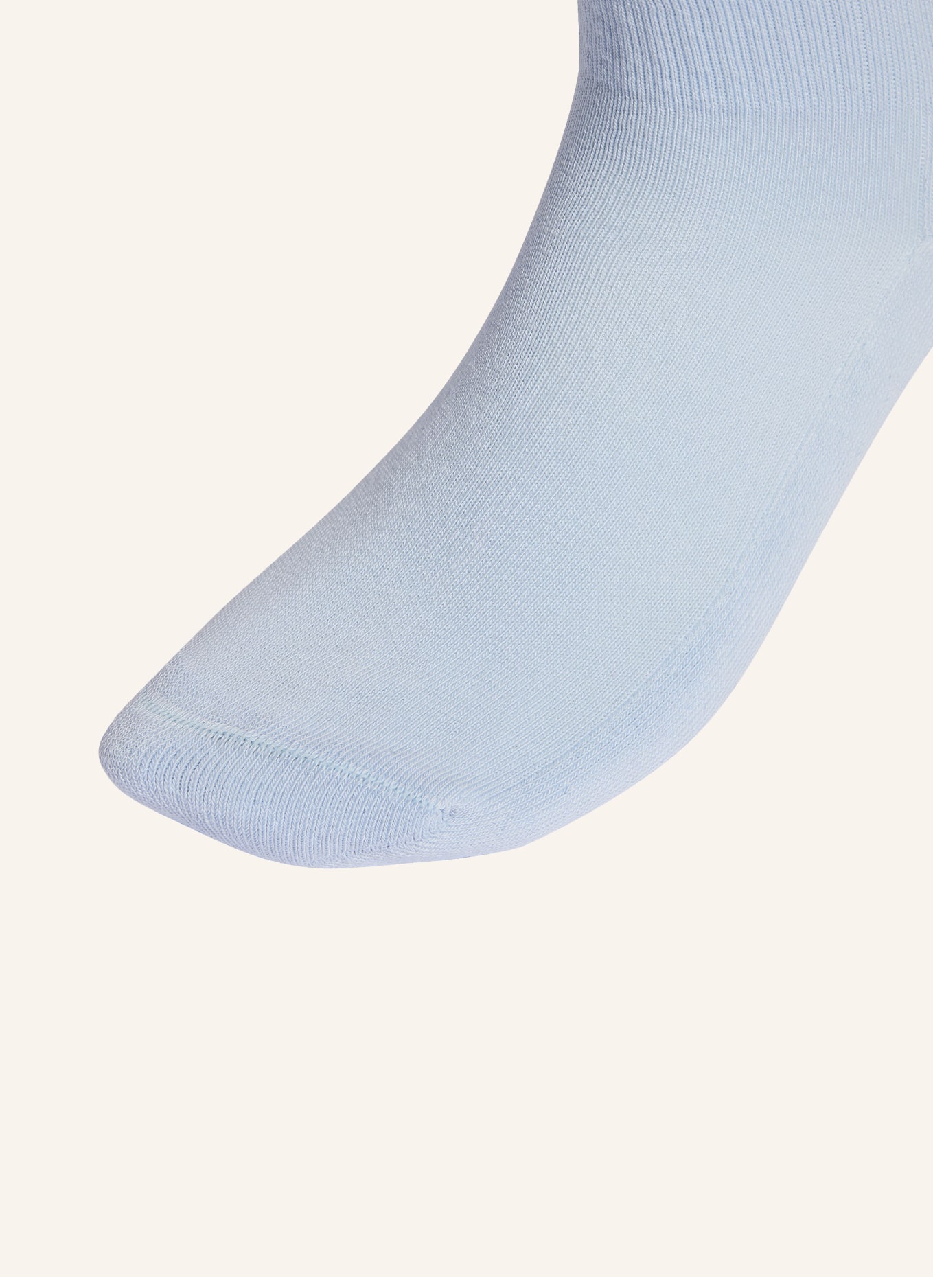 adidas Originals 2er-Pack Kniestrümpfe 3-STREIFEN: HELLBLAU / ECRU