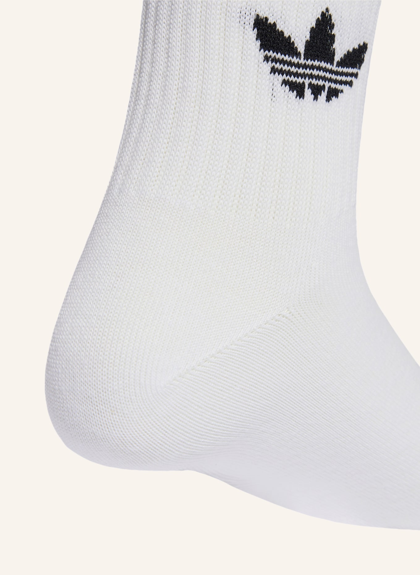 adidas Originals 3er-Pack Socken 3 STREIFEN CREW: WEISS / ROT / BLAU