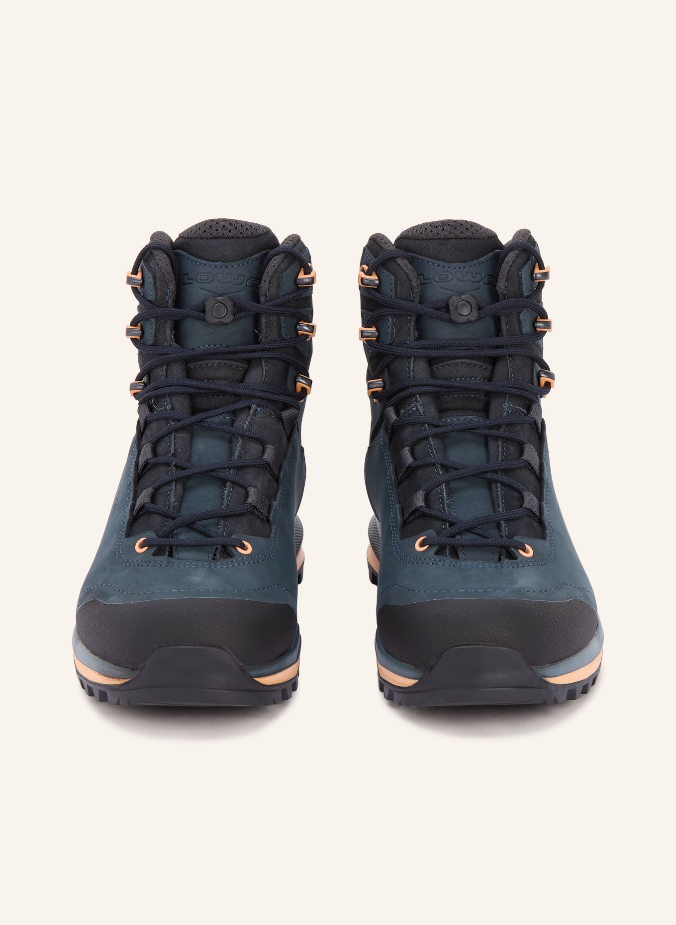 LOWA Bergschuhe LADY LIGHT EVO GTX: DUNKELBLAU / HELLORANGE