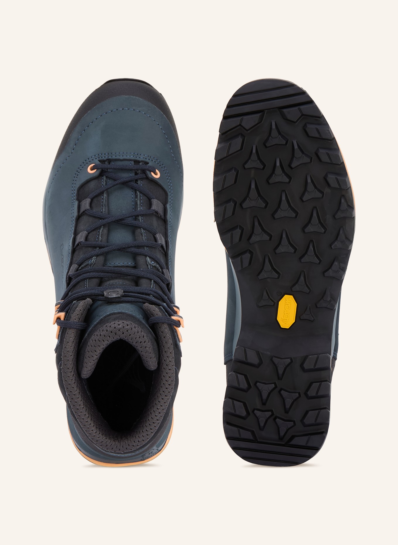 LOWA Bergschuhe LADY LIGHT EVO GTX: DUNKELBLAU / HELLORANGE