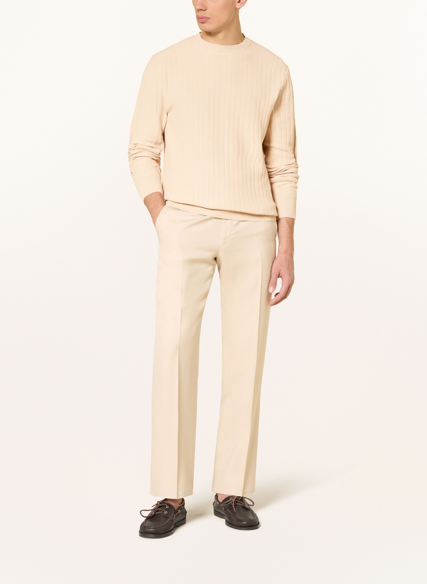 LARDINI trui: BEIGE