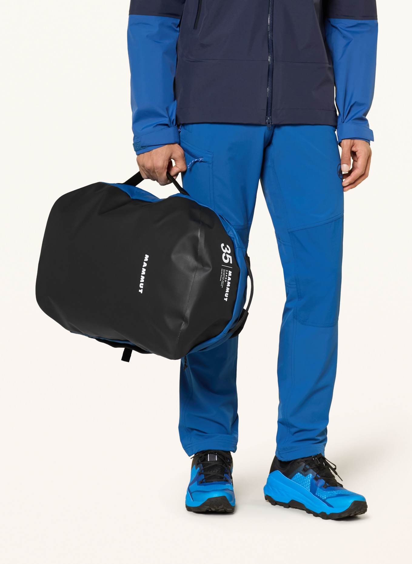 MAMMUT Sporttas CARGO 35 l: BLAUW / ZWART
