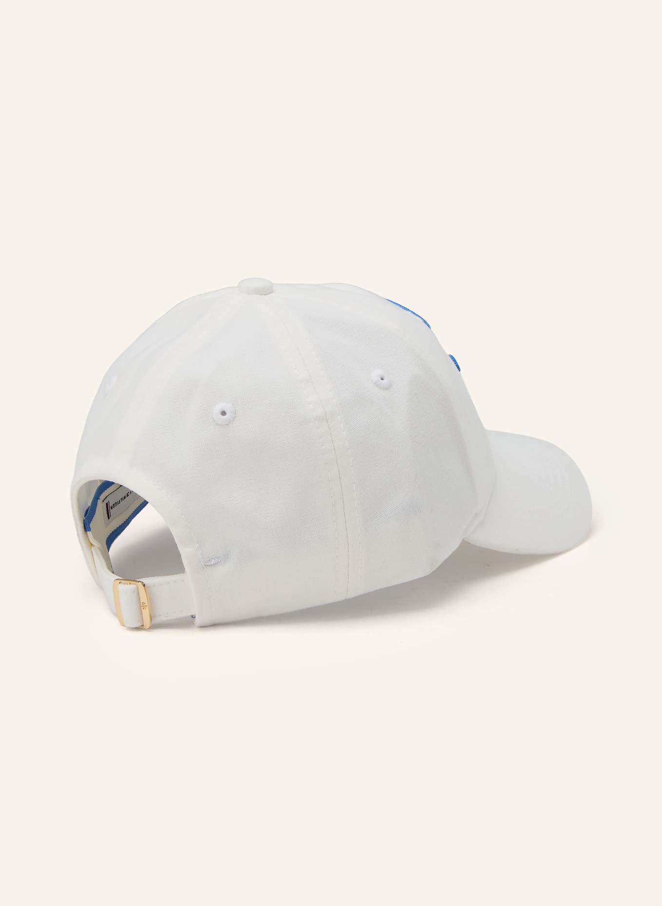 TOMMY HILFIGER Cap: WEISS / BLAU