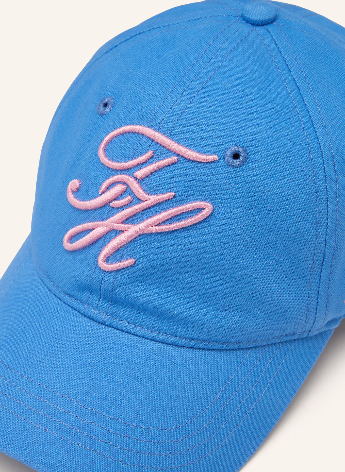 TOMMY HILFIGER Cap: BLAU / ROSA