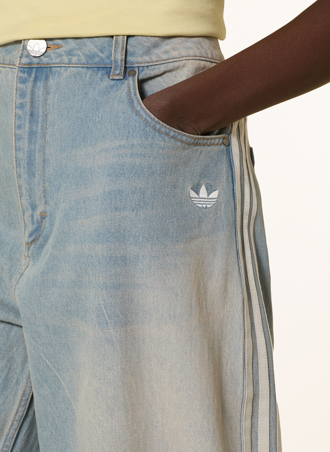 adidas Originals Wide Leg Jeans DAD JEANS: LGHDEN