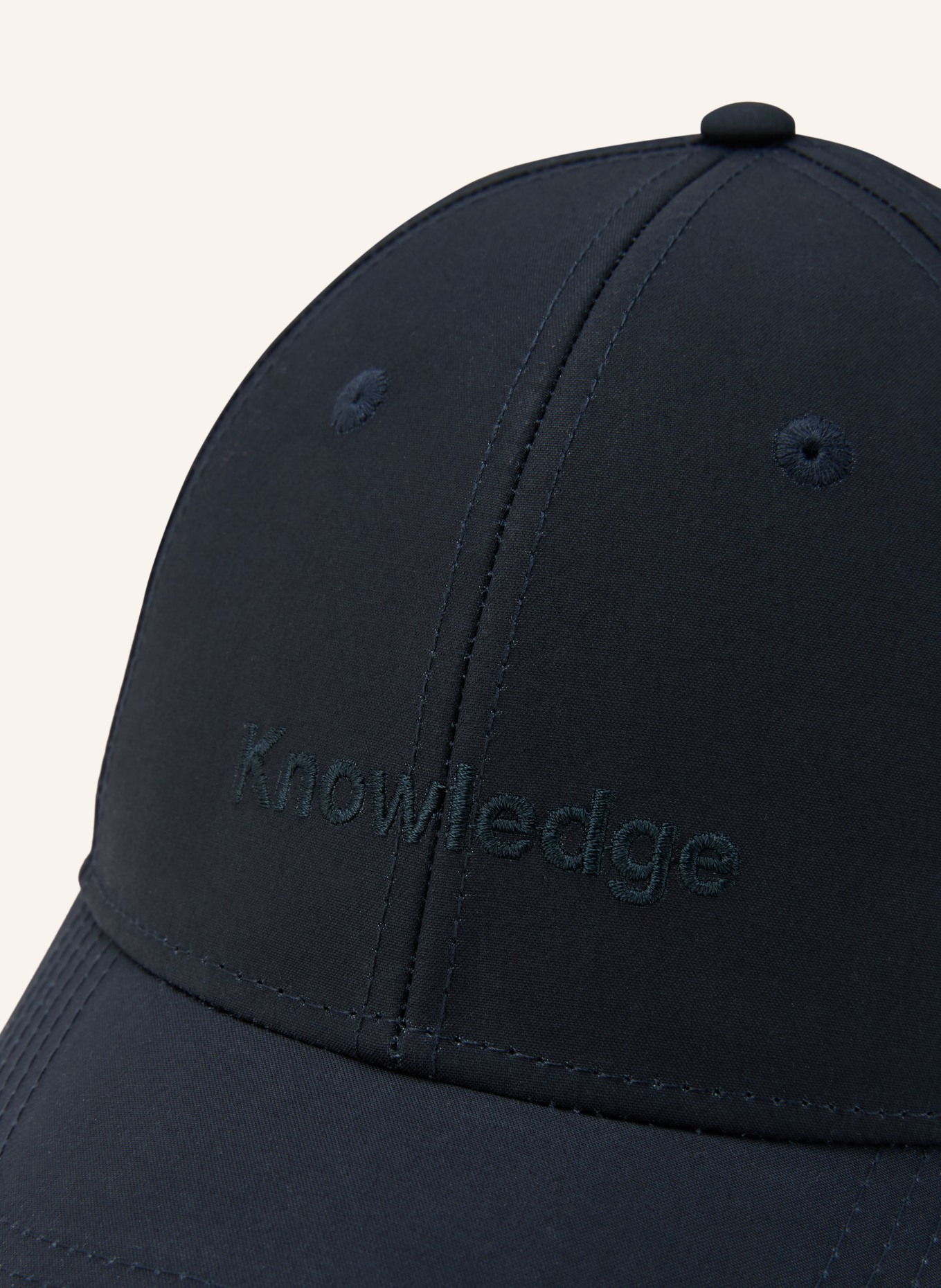 KnowledgeCotton Apparel Cap: DUNKELBLAU