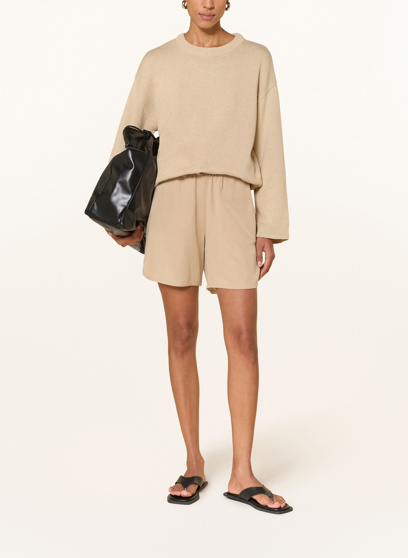 KnowledgeCotton Apparel Sweater: BEIGE