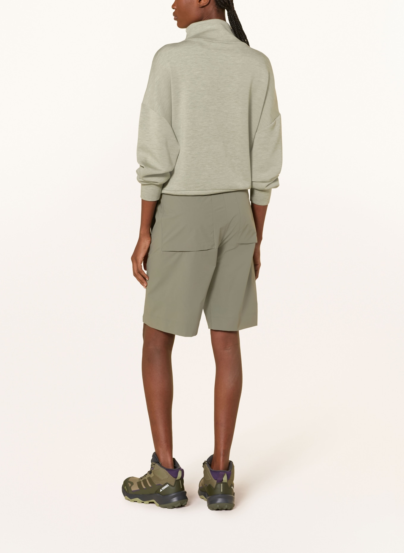 JEANNE BARET SUMATRA trekking shorts: KHAKI