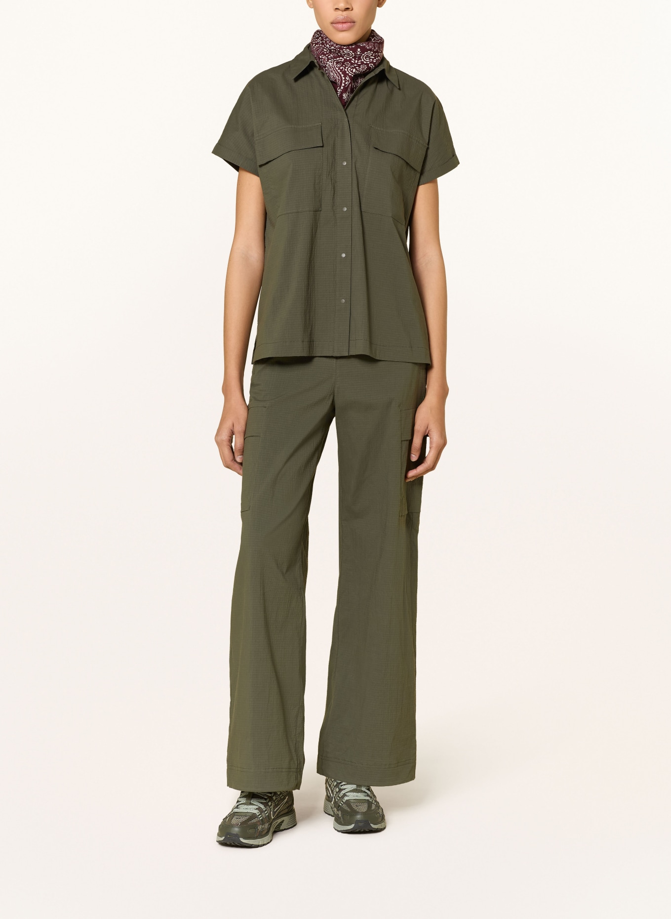 JEANNE BARET Hemdbluse ACACIA: KHAKI