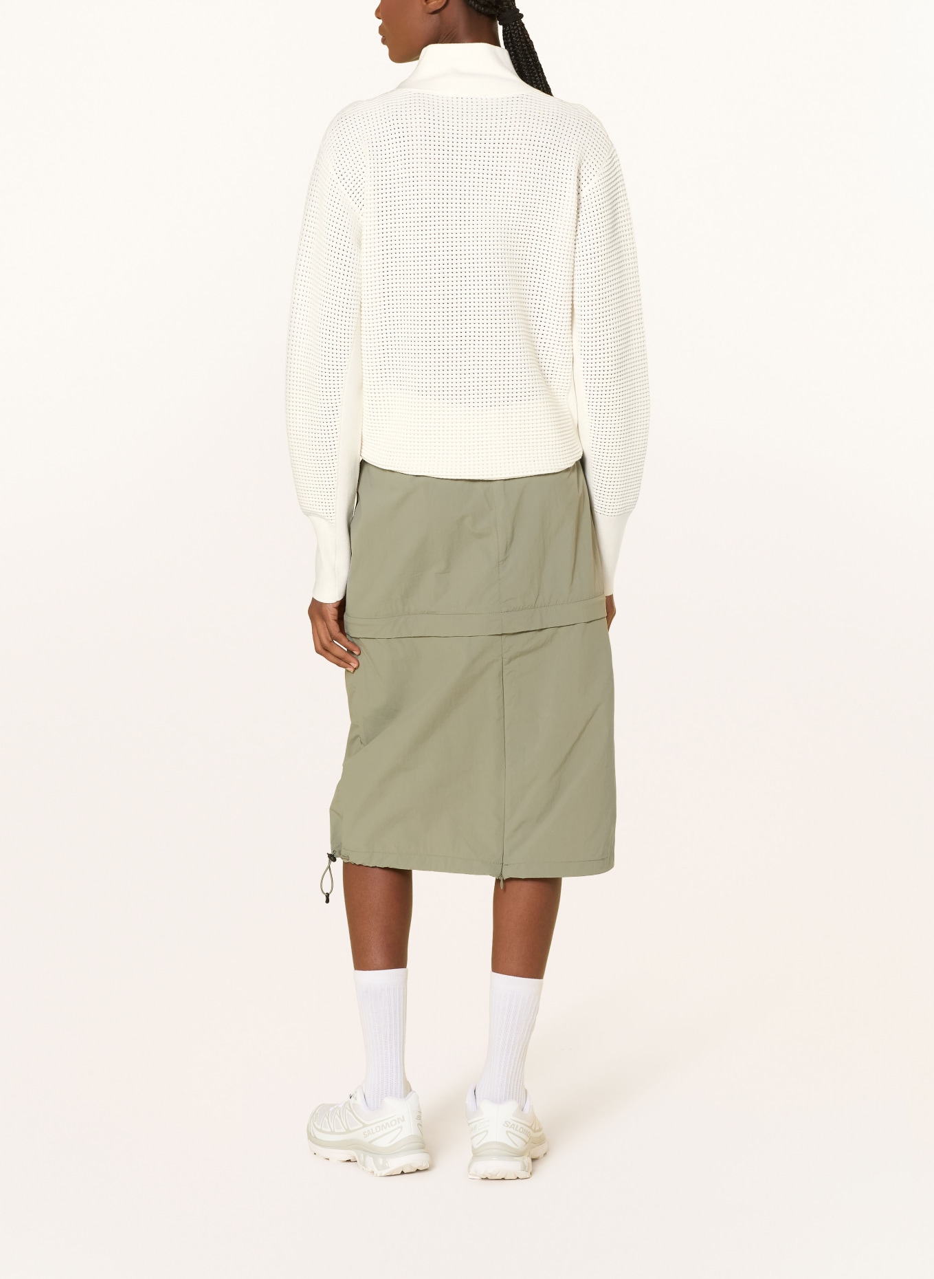 JEANNE BARET Strickjacke SAFFRON: WEISS