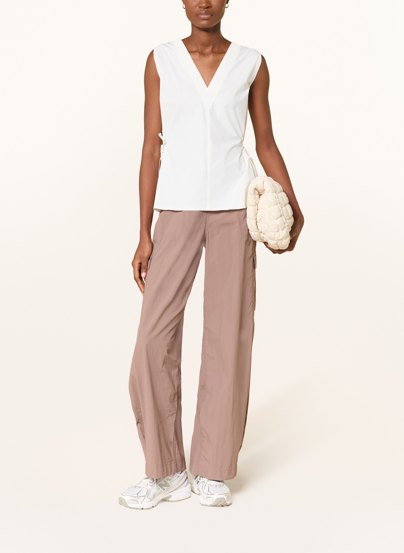 JEANNE BARET Haut SUMATRA: BLANC