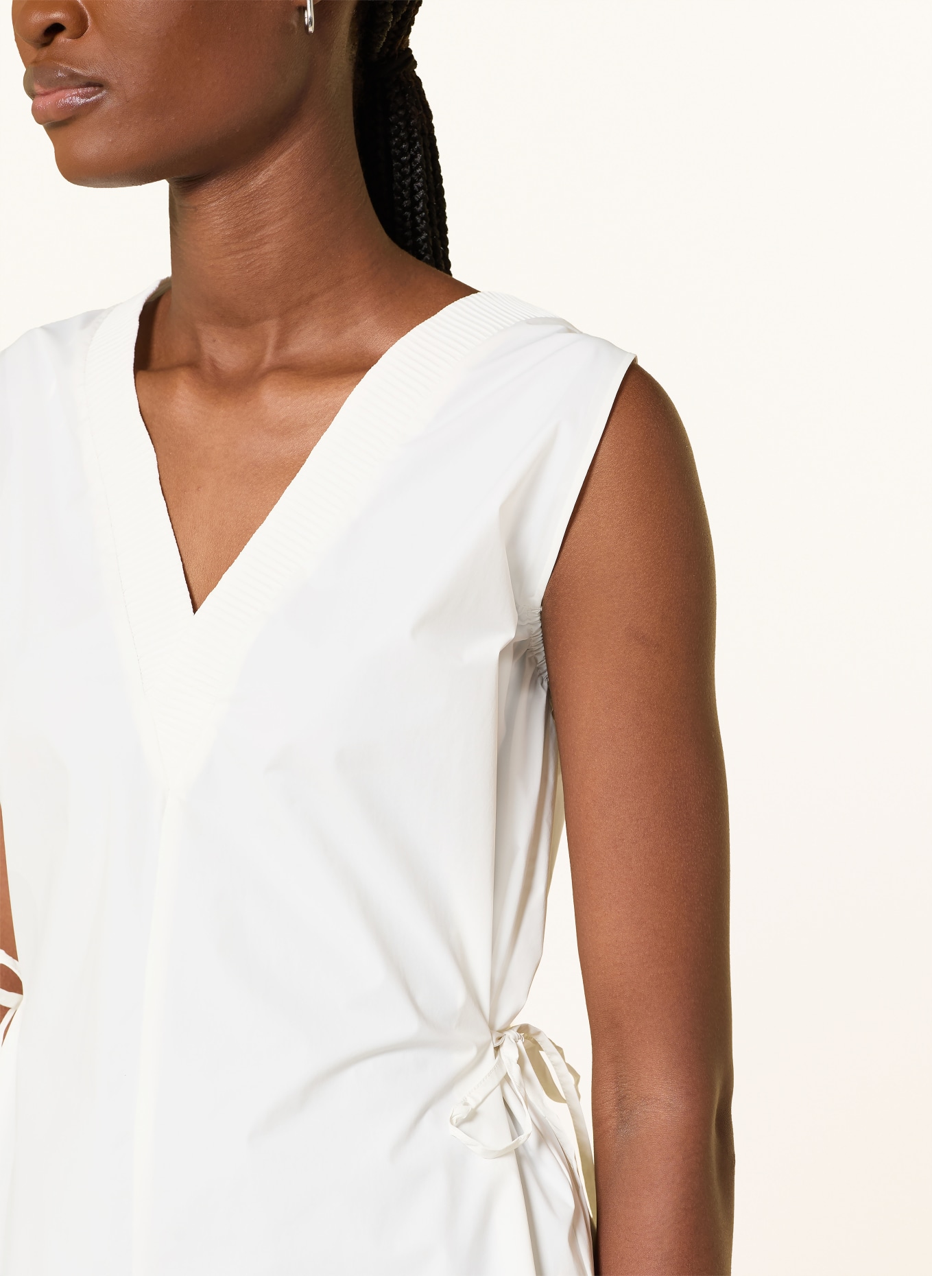 JEANNE BARET Haut SUMATRA: BLANC