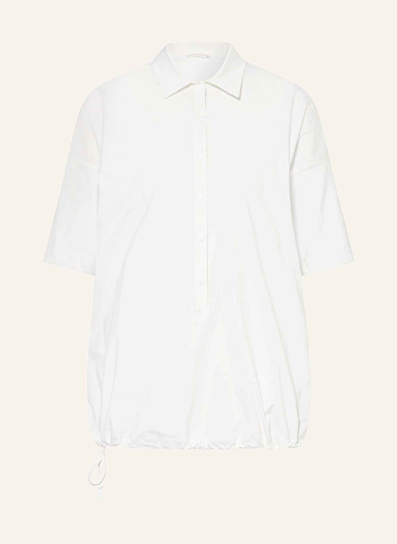 JEANNE BARET Jersey poloshirt SUMATRA: WIT