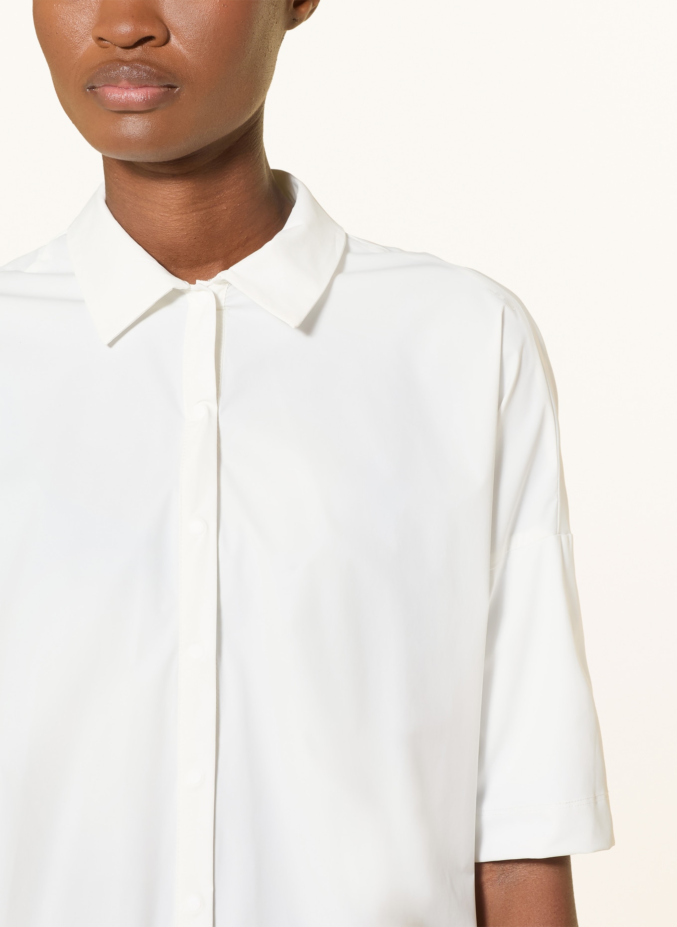 JEANNE BARET Jersey poloshirt SUMATRA: WIT