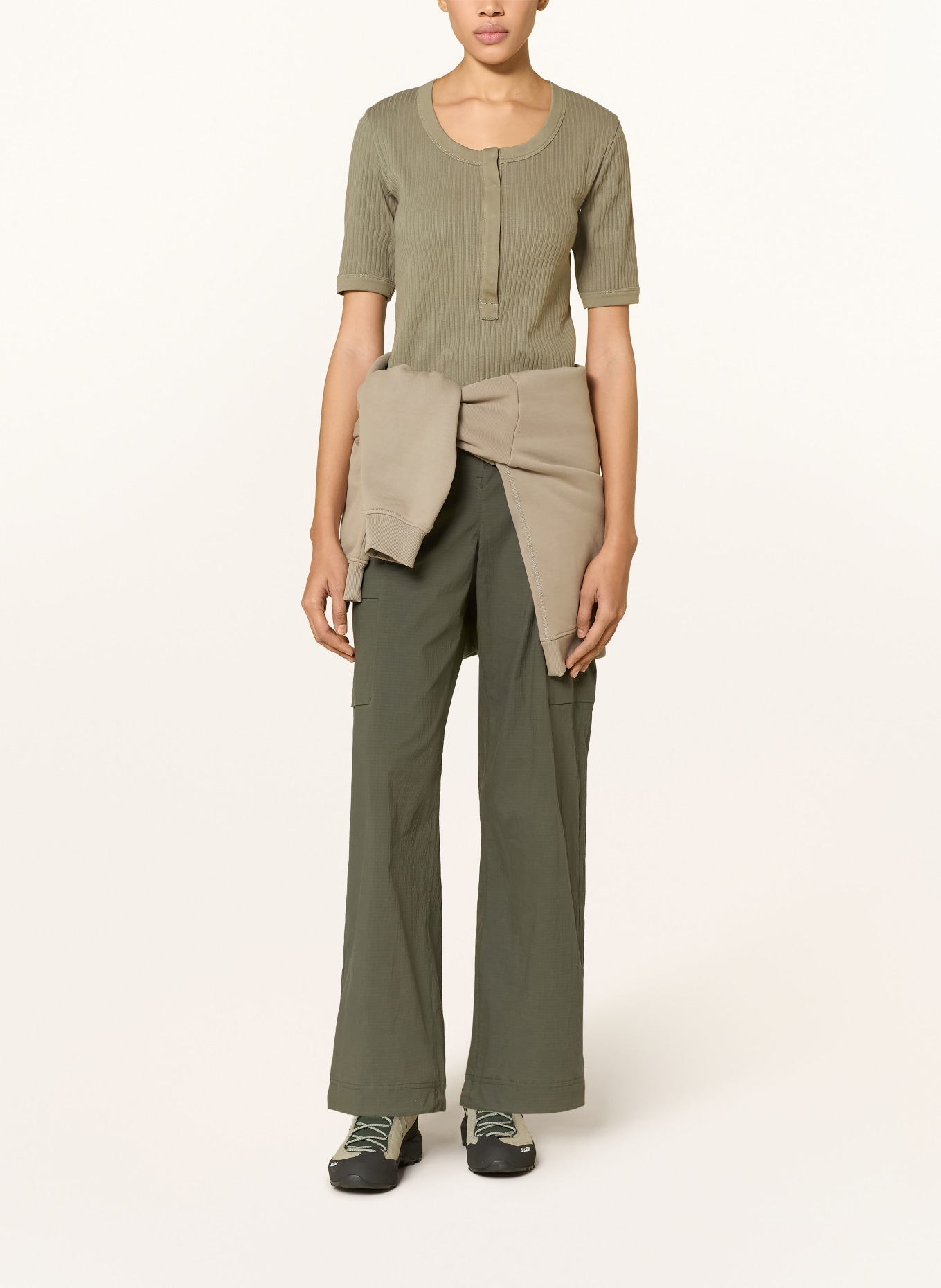 JEANNE BARET T-Shirt PERVINCA: KHAKI