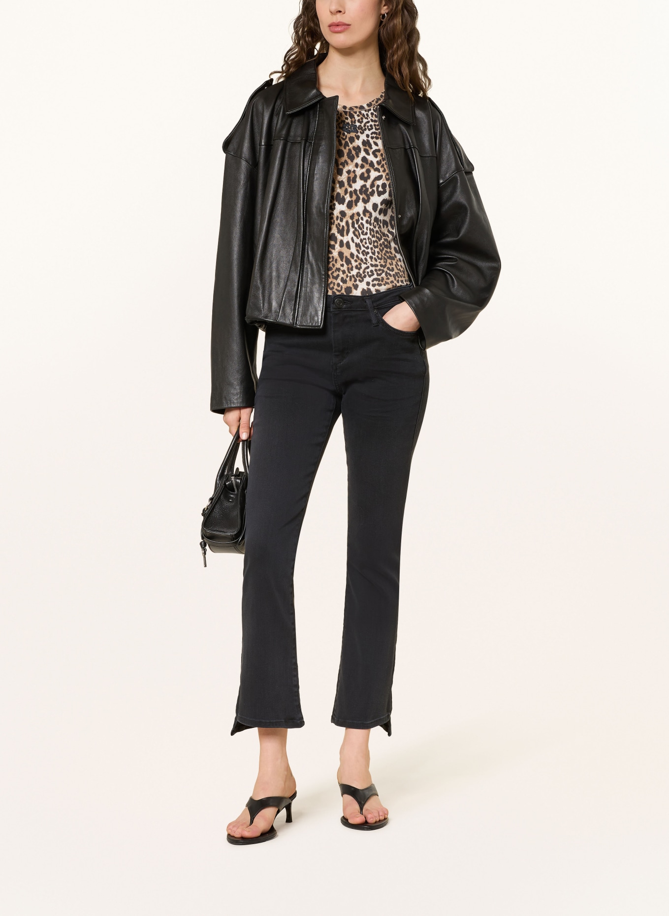 TRUE RELIGION Bootcut Jeans HALLE: 1001 BLACK