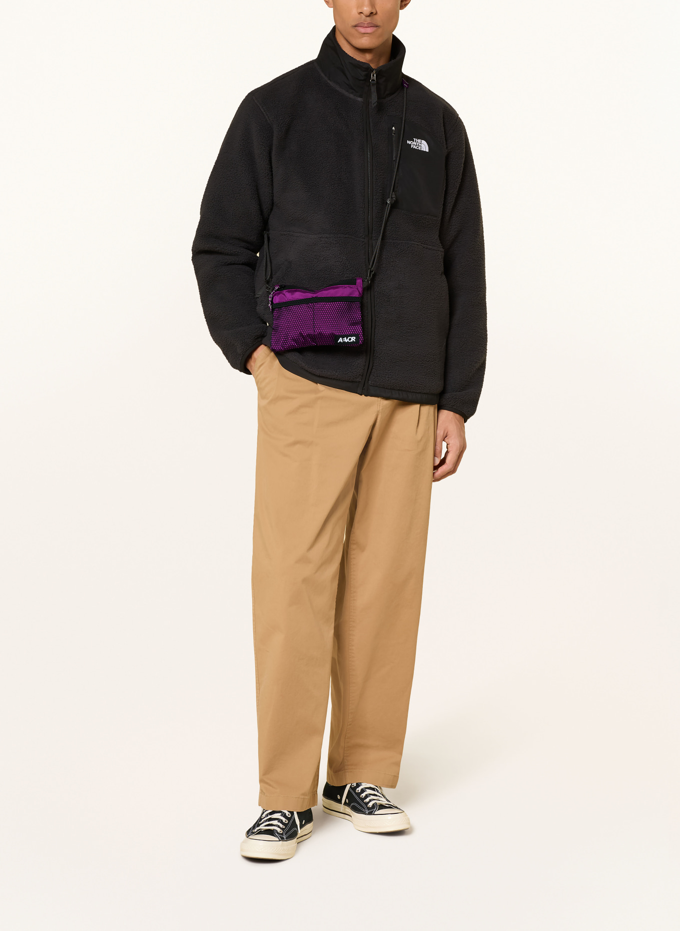 AEVOR Schoudertas CHEST POUCH: LILAS FLUO