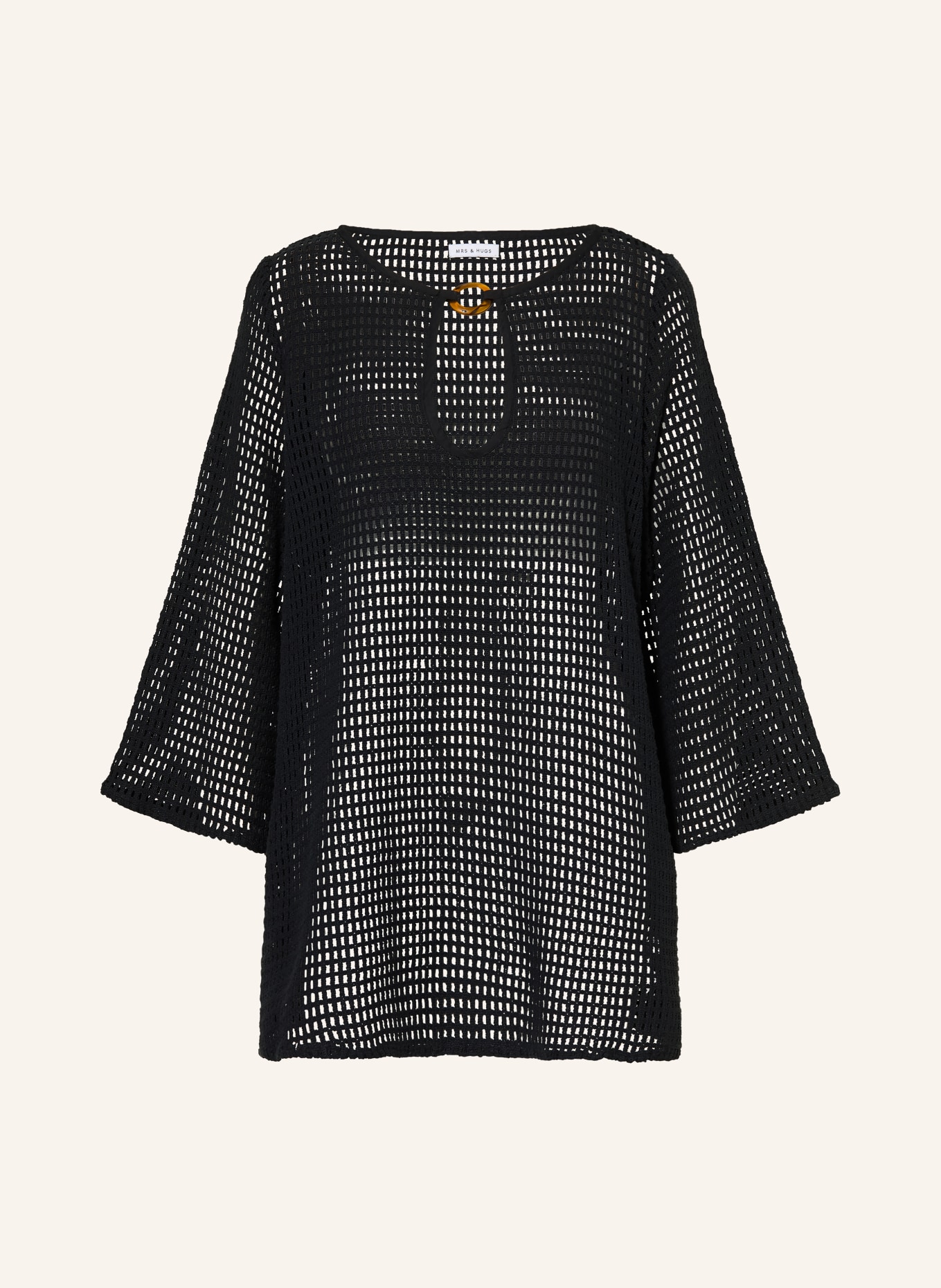 MRS & HUGS Strandkleid: SCHWARZ