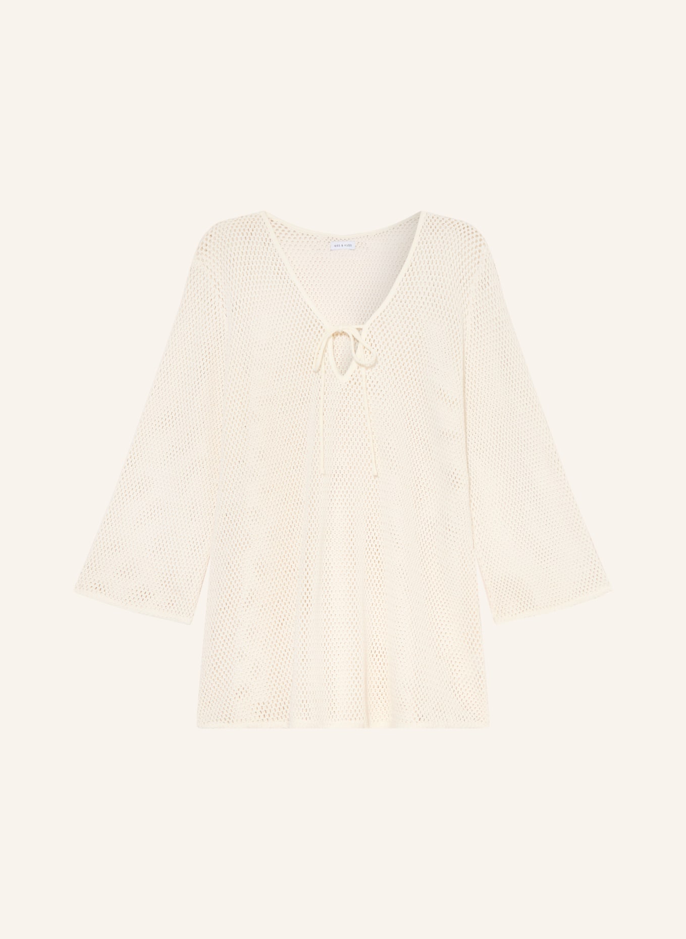 MRS & HUGS crochet tunic: ECRU