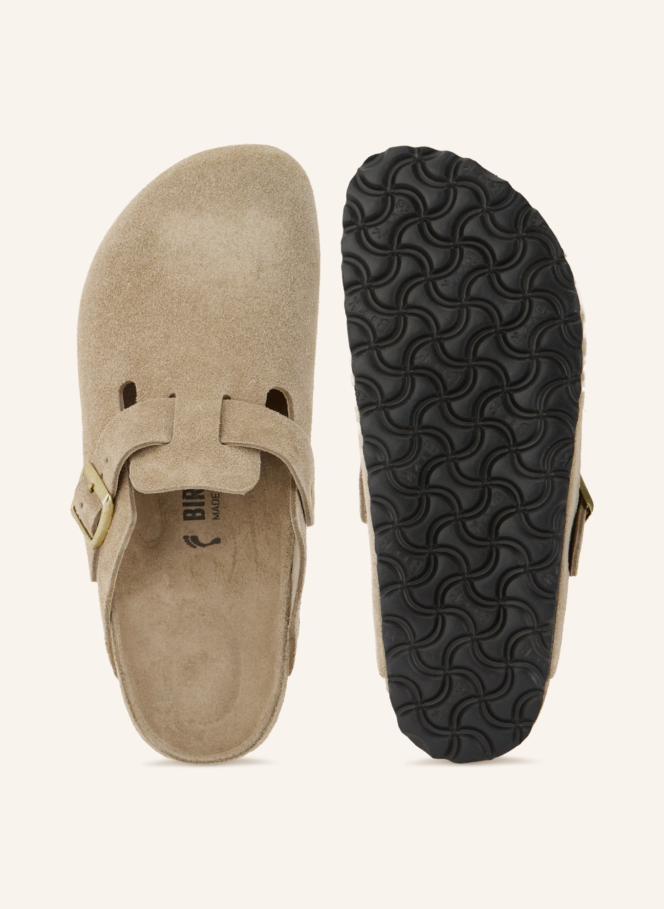 BIRKENSTOCK BOSTON Mules: BEIGE